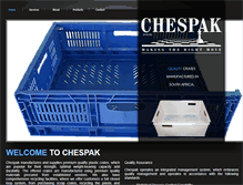 Tablet Screenshot of chespak.co.za